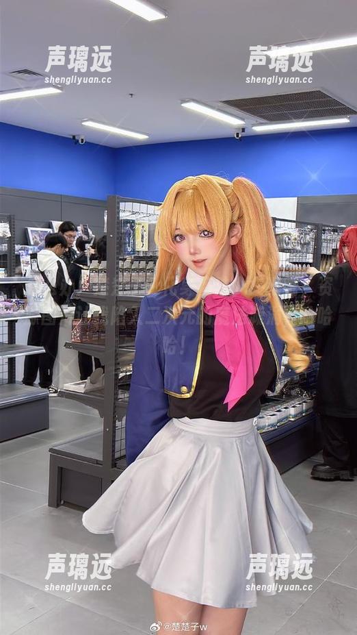 怎么办！楚楚子w化身魔法少女眠眠，资源图片让我陷入二次元的魔法漩涡，哈哈哈！