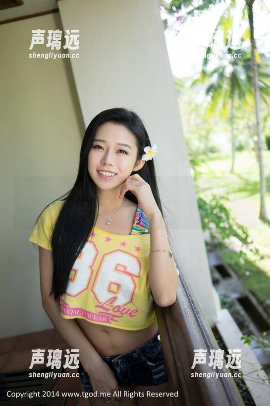 青豆客 - 看见梦娜Vanessa的甜心写真，原图演绎无声的“我也是大甜妞”！