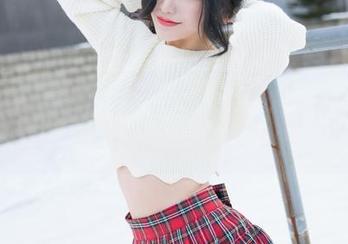 魅妍社 - 雪千紫的纯白写真集，分享你的“雪白”时光吧，别说我没提前警告你！